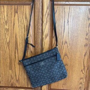 Coach Black Signature Crossbody Bag